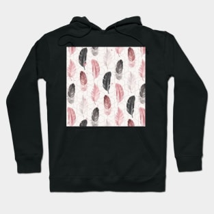 Feather pattern Hoodie